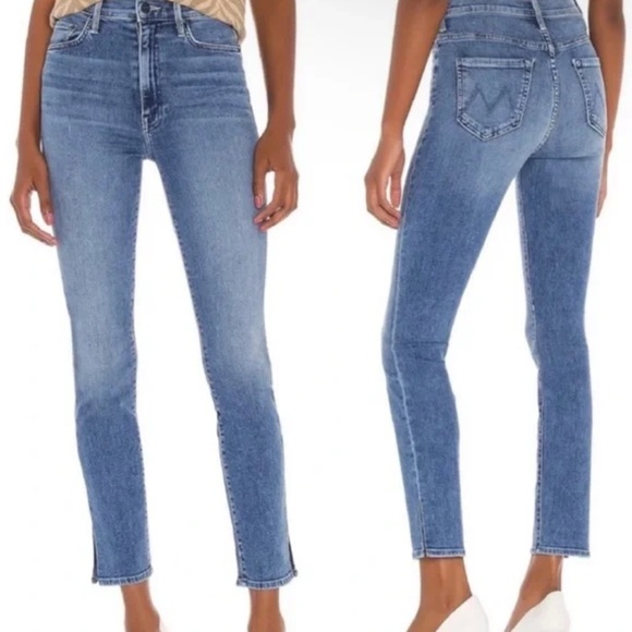SOLD NEW Mother The Swooner Ankle Slice denim jeans - Picture 1 of 6